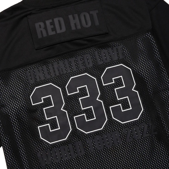 RED HOT CHILI PEPPERS Roosevelt Football Jersey - Black - Picture 3 of 3